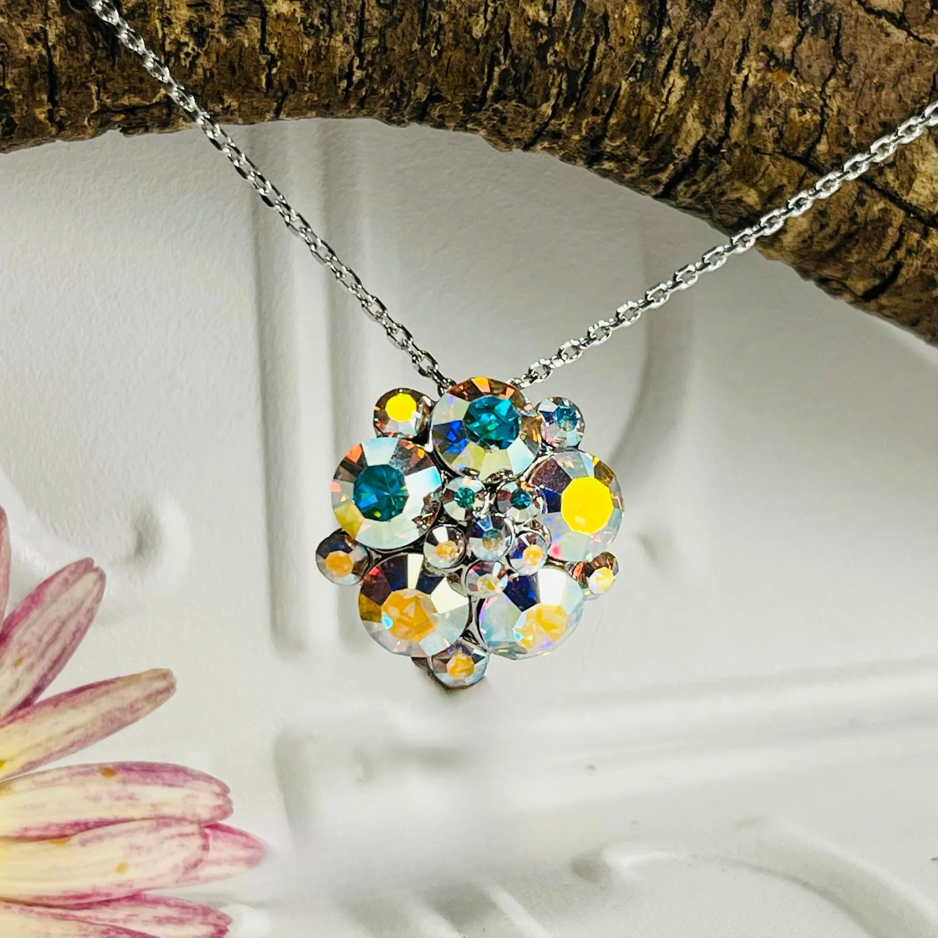 AB Swarovski Crystal Necklace