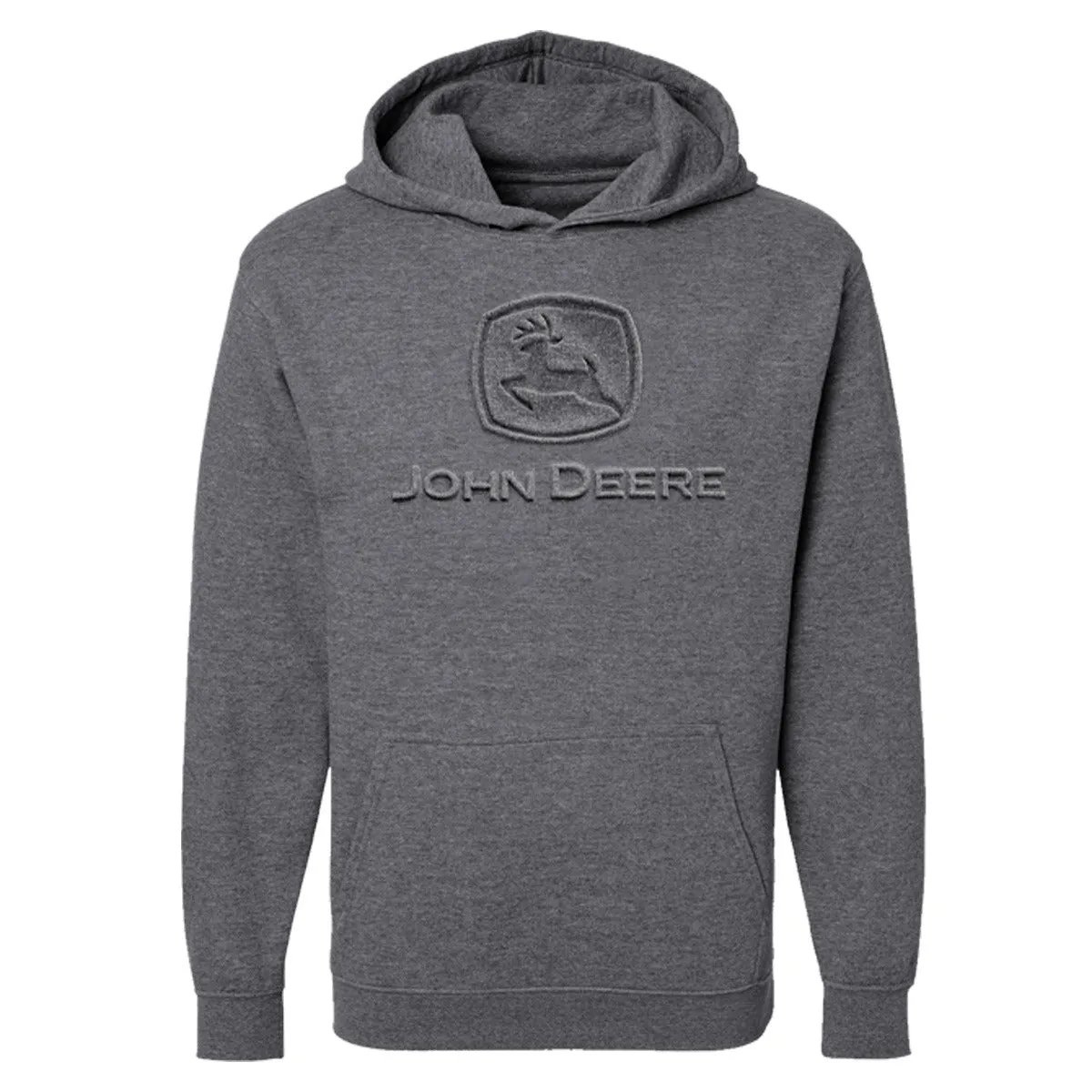 Adult Charcoal Embossed Hoodie