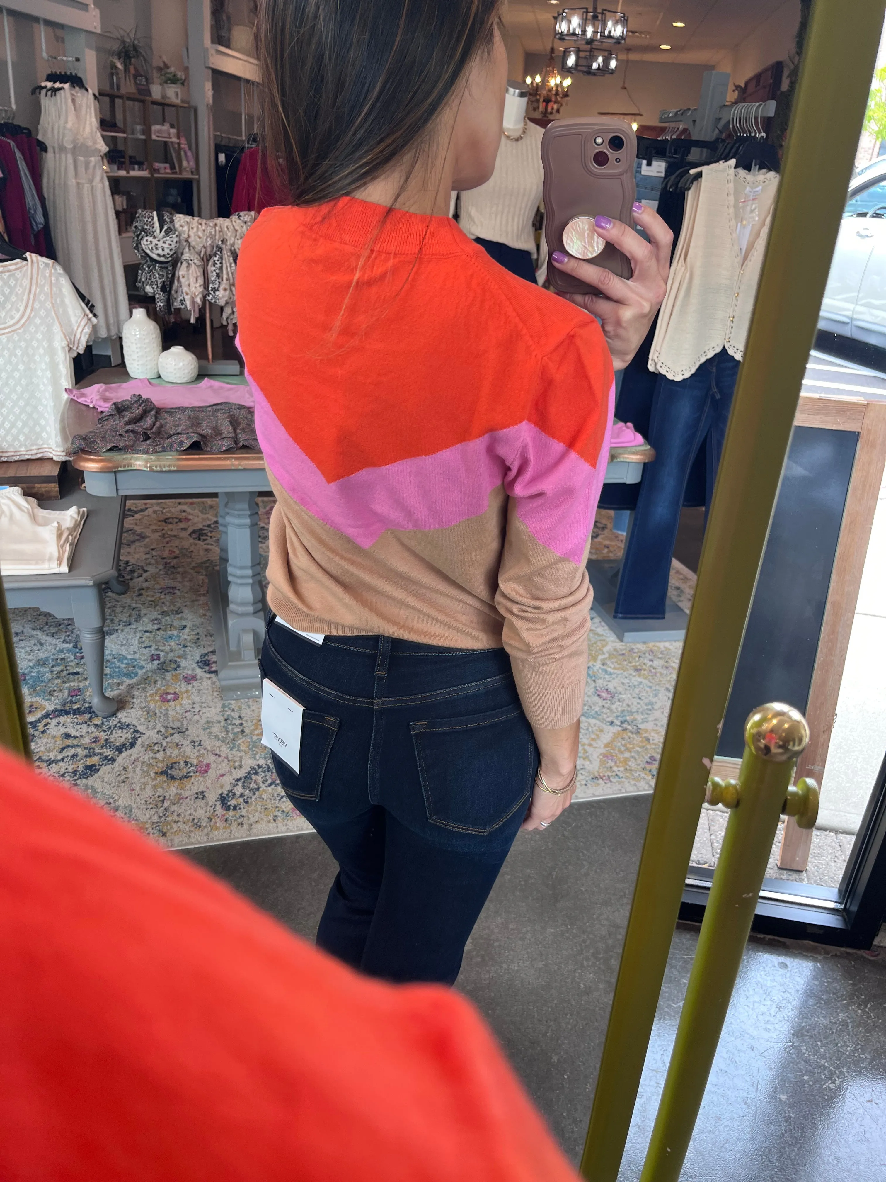 Aquilegia Colorblock Sweater