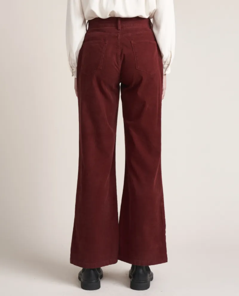 Bellerose Park Garnet Wide Leg Trousers