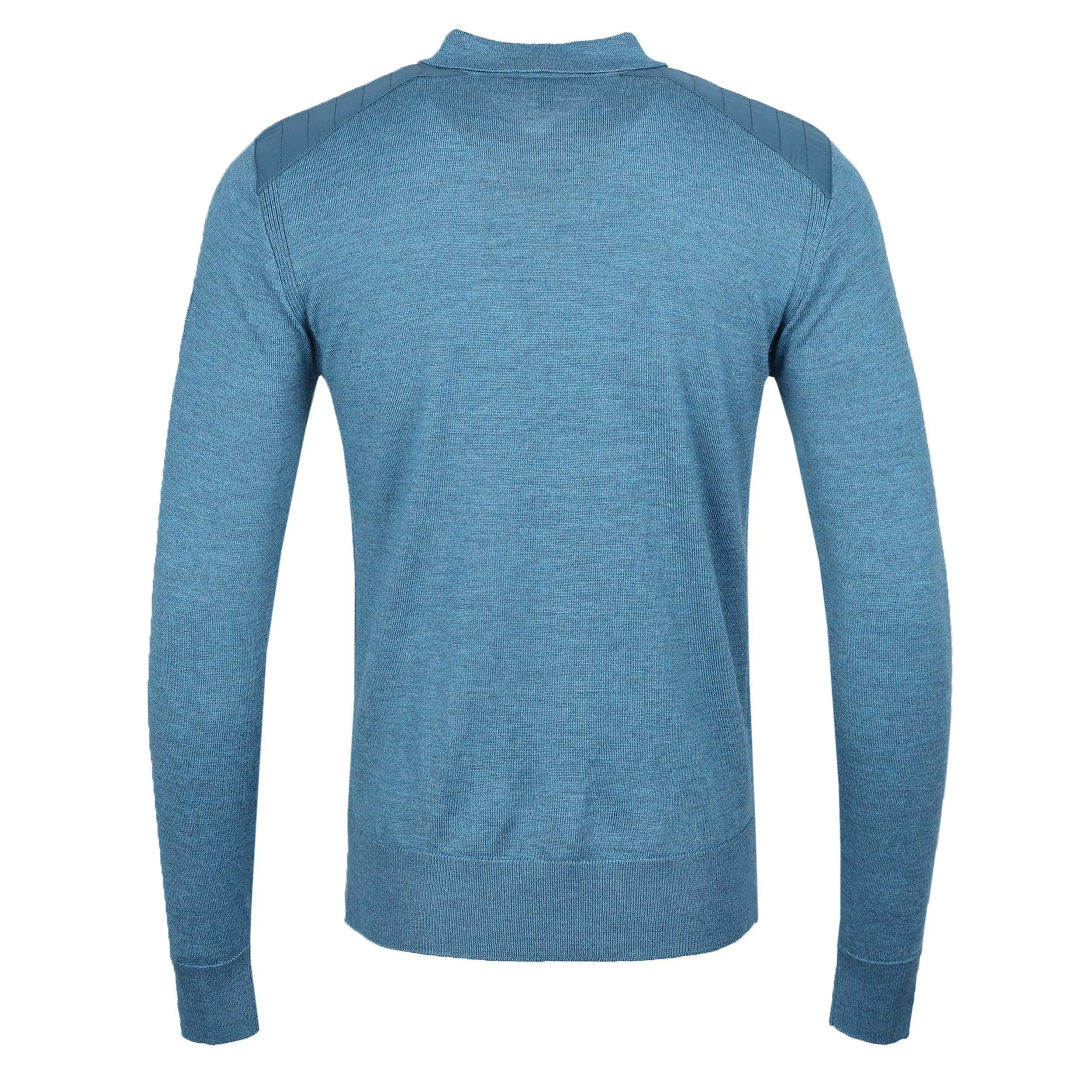 Belstaff Kirk Zip Polo Knitwear in Legion Blue