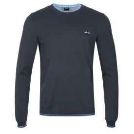 BOSS Ritom W22 Knitwear in Navy