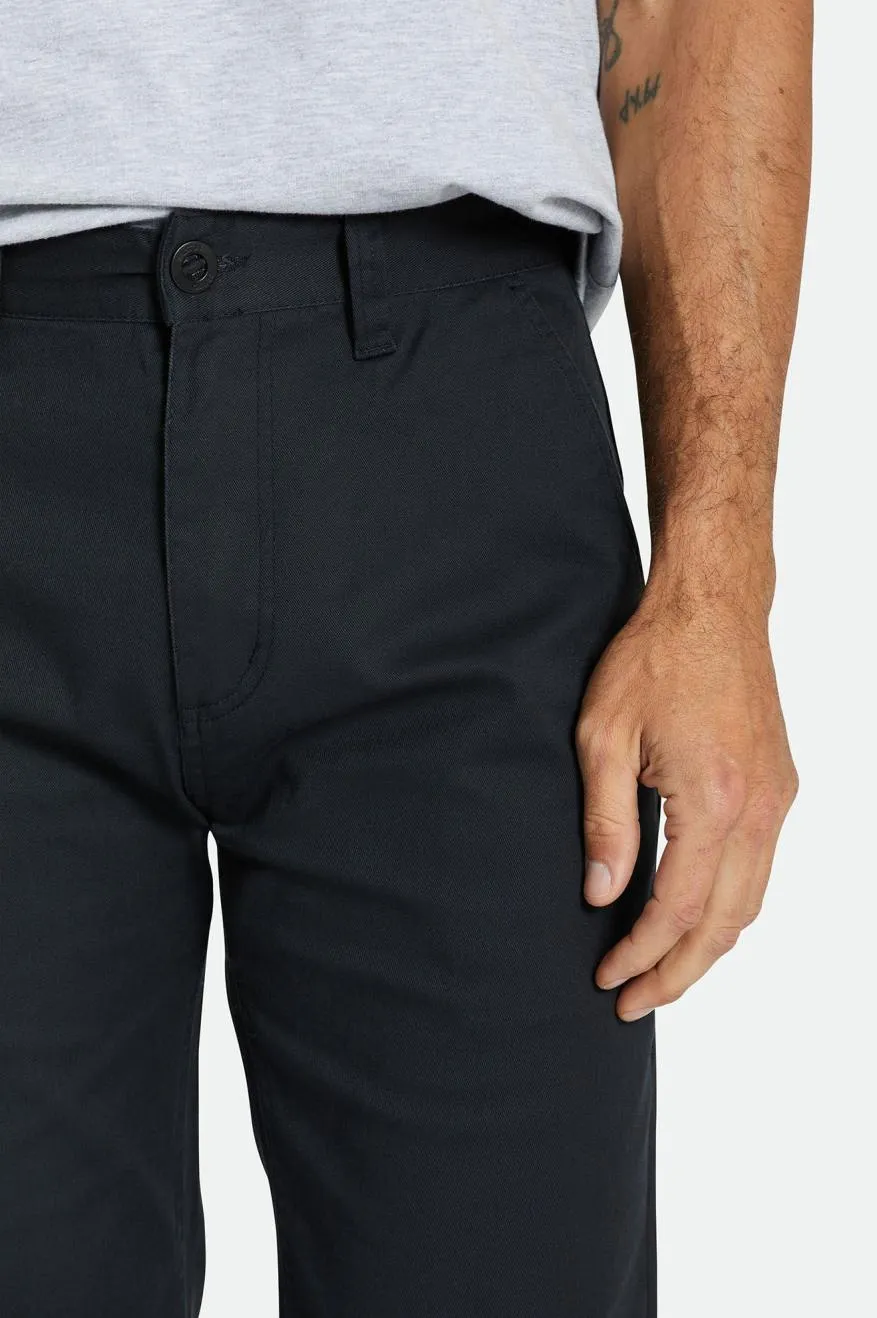 BRIXTON CHOICE CHINO SLIM FIT PANT PANT - BLACK