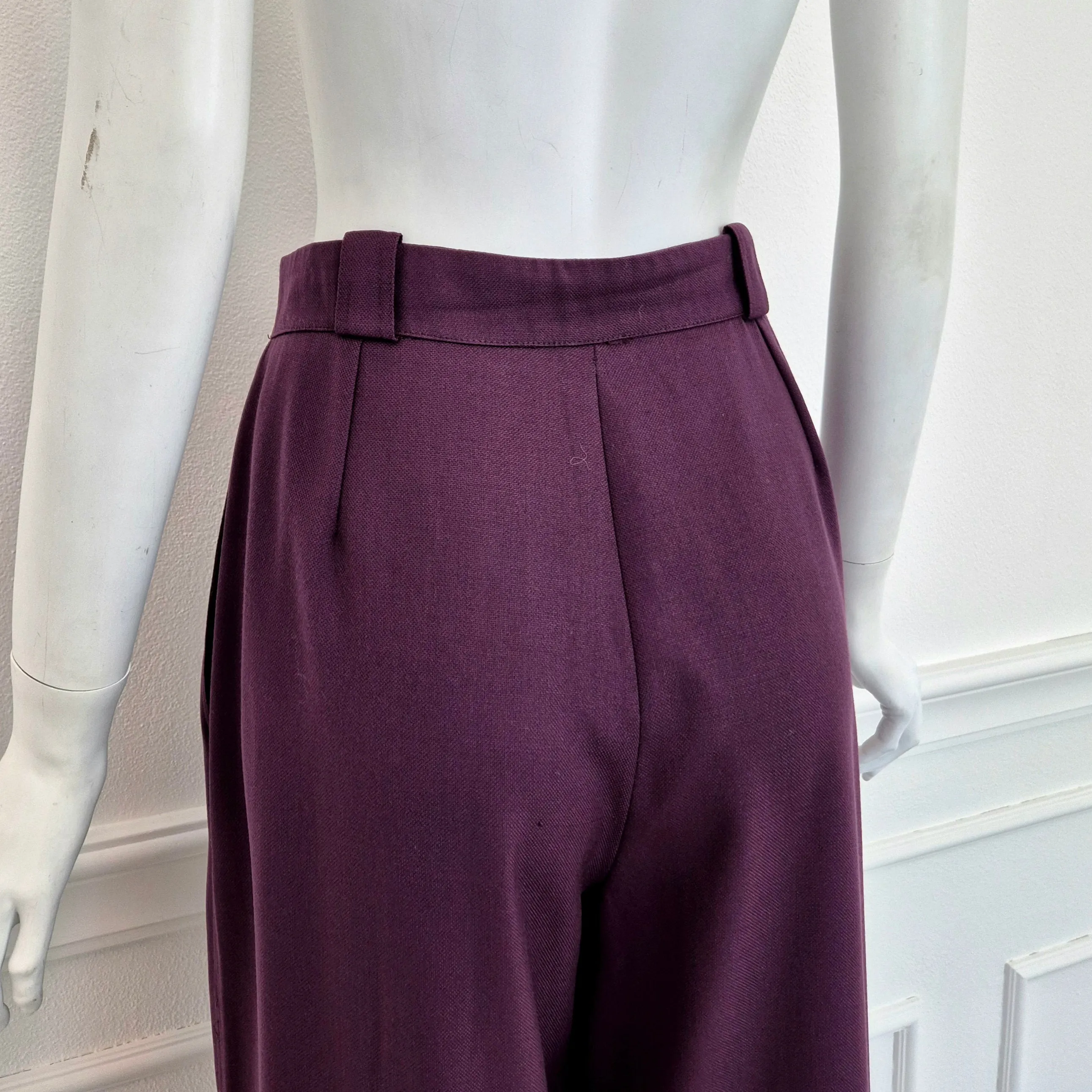 Callaghan | Pantaloni in lana vinaccia