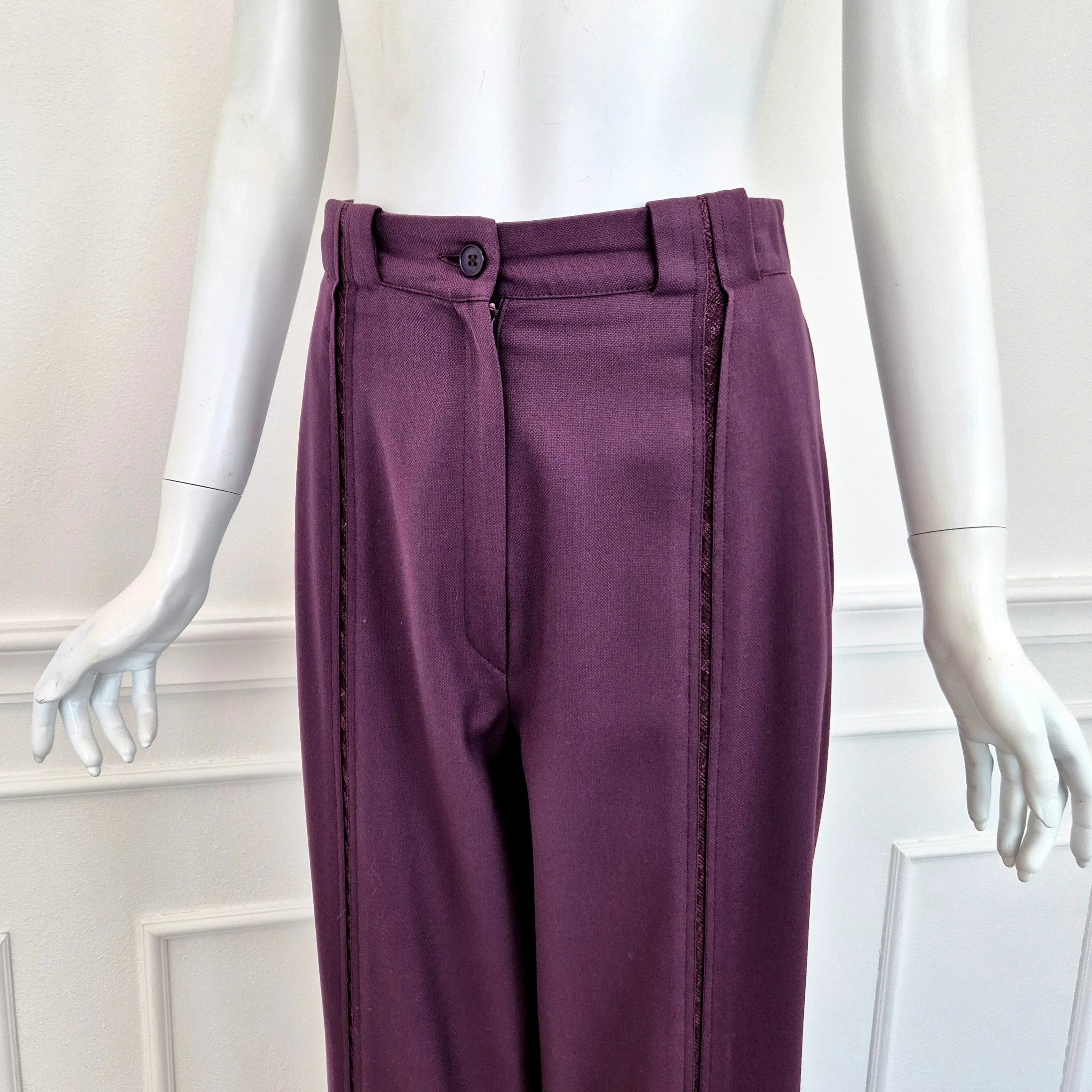 Callaghan | Pantaloni in lana vinaccia