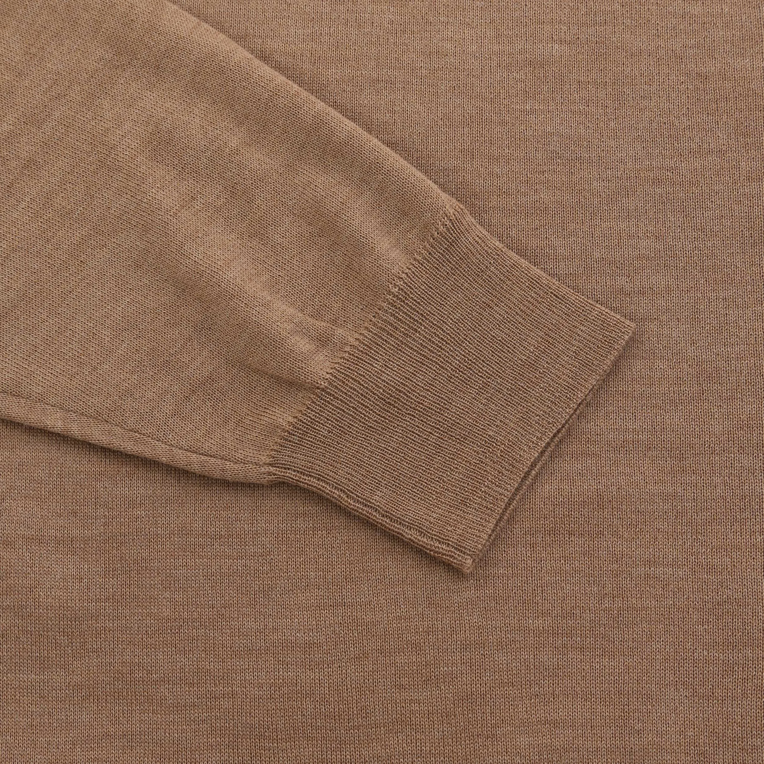 Canali Crew Neck Knitwear in Tan