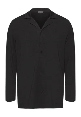 Casuals Notch Collar Button Front Shirt | Caviar 75991-996