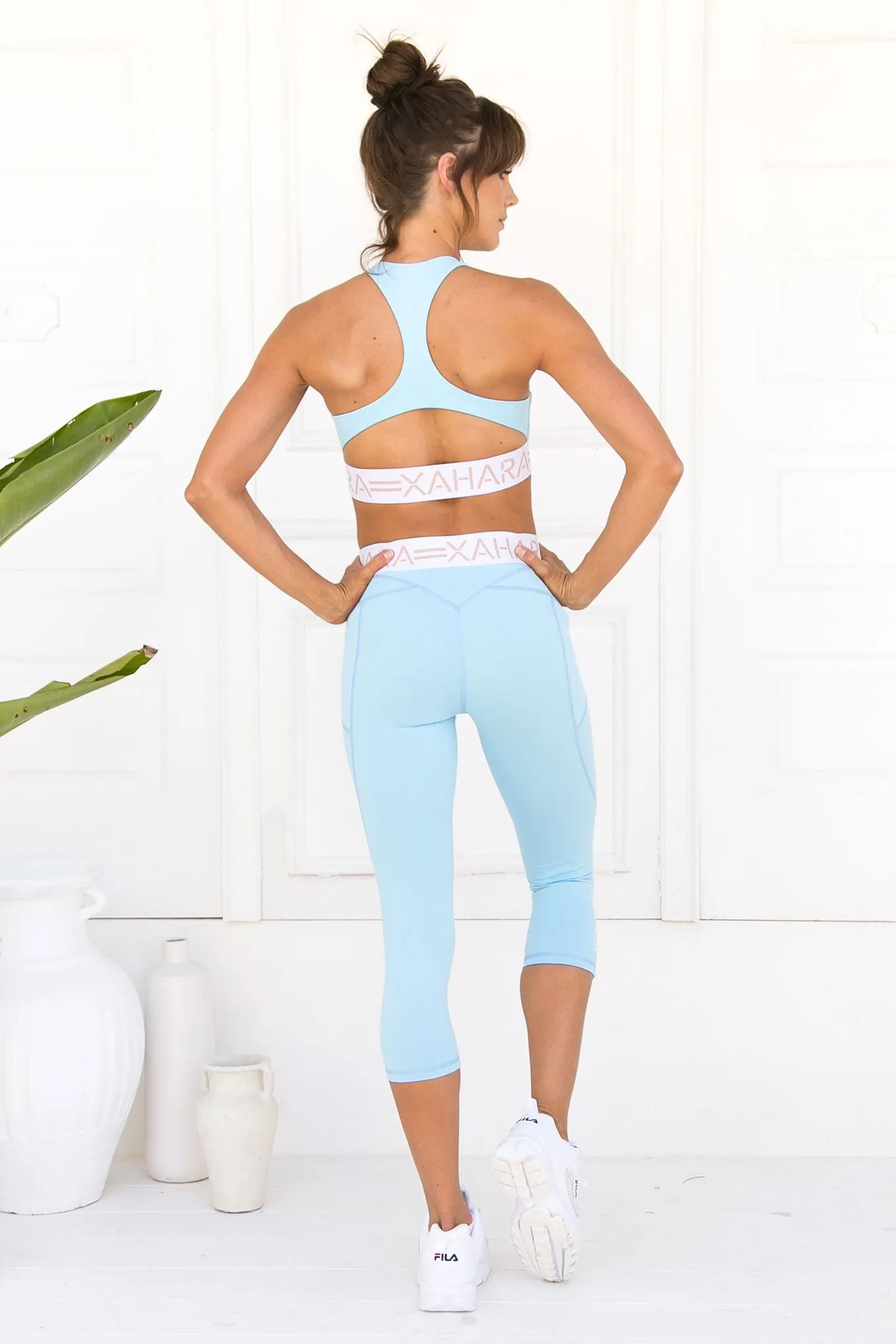 Chloe Sports Bra - Powder Blue