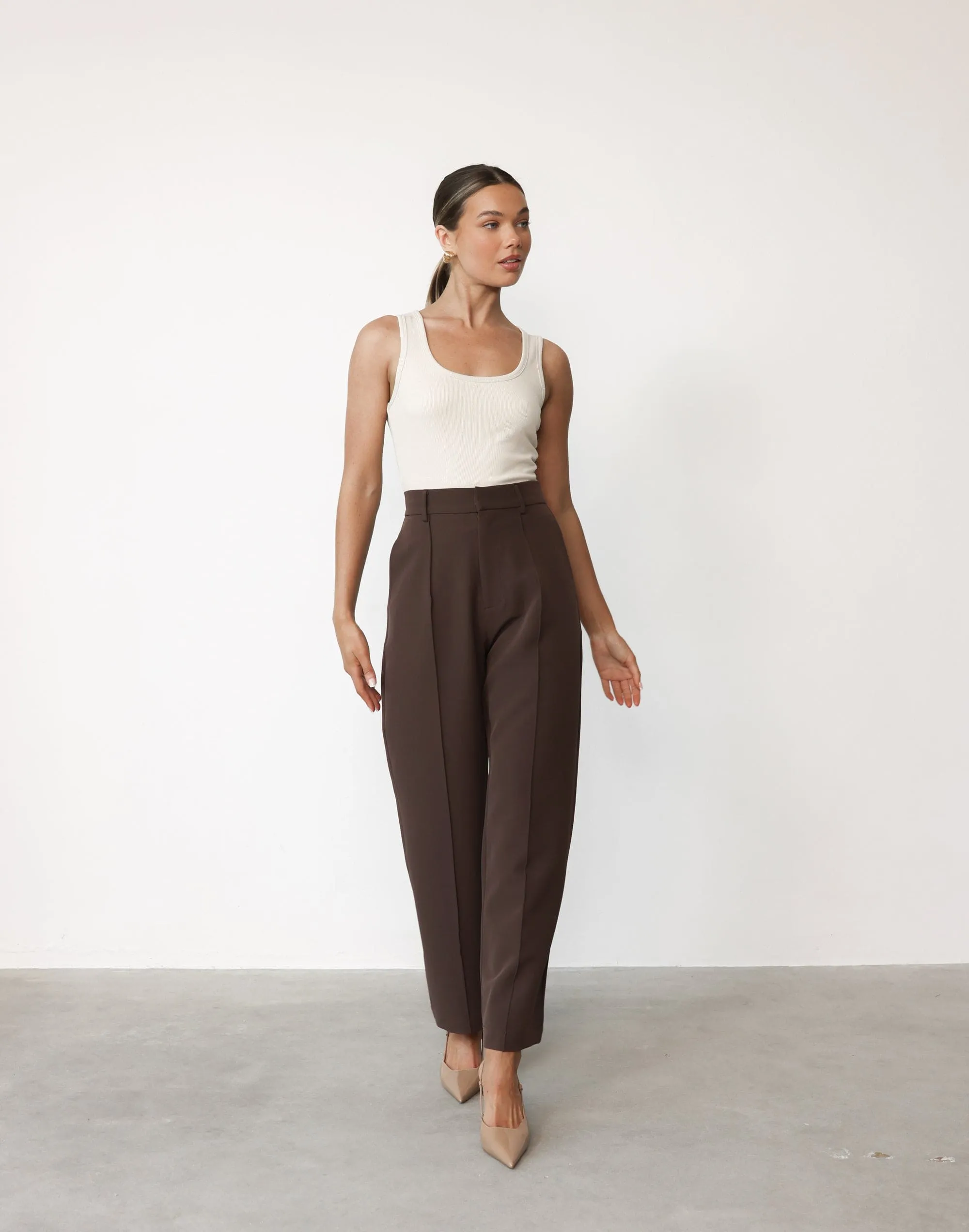 Colden Pants (Chocolate) - Petite