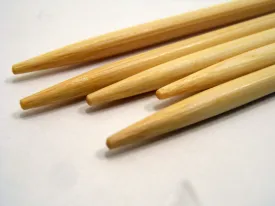 Double Pointed Bamboo Knitting Needles Sizes US 0-8 Metric 2mm - 5mm Extra Long 10"