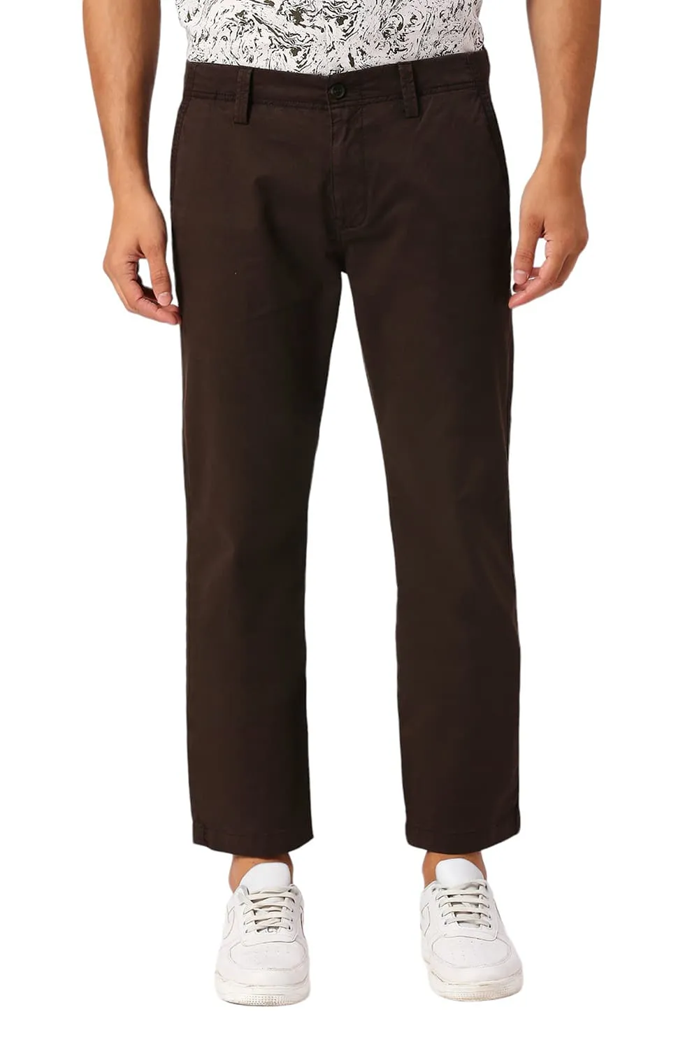 Drift Fit Corron Stretch Peach Twill Trousers