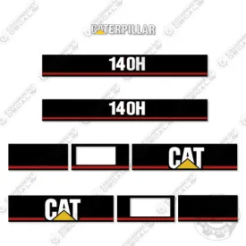 Fits Caterpillar 140H Decal Kit Motor Grader Scraper