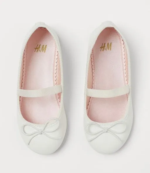 H&M Girls Flats - White