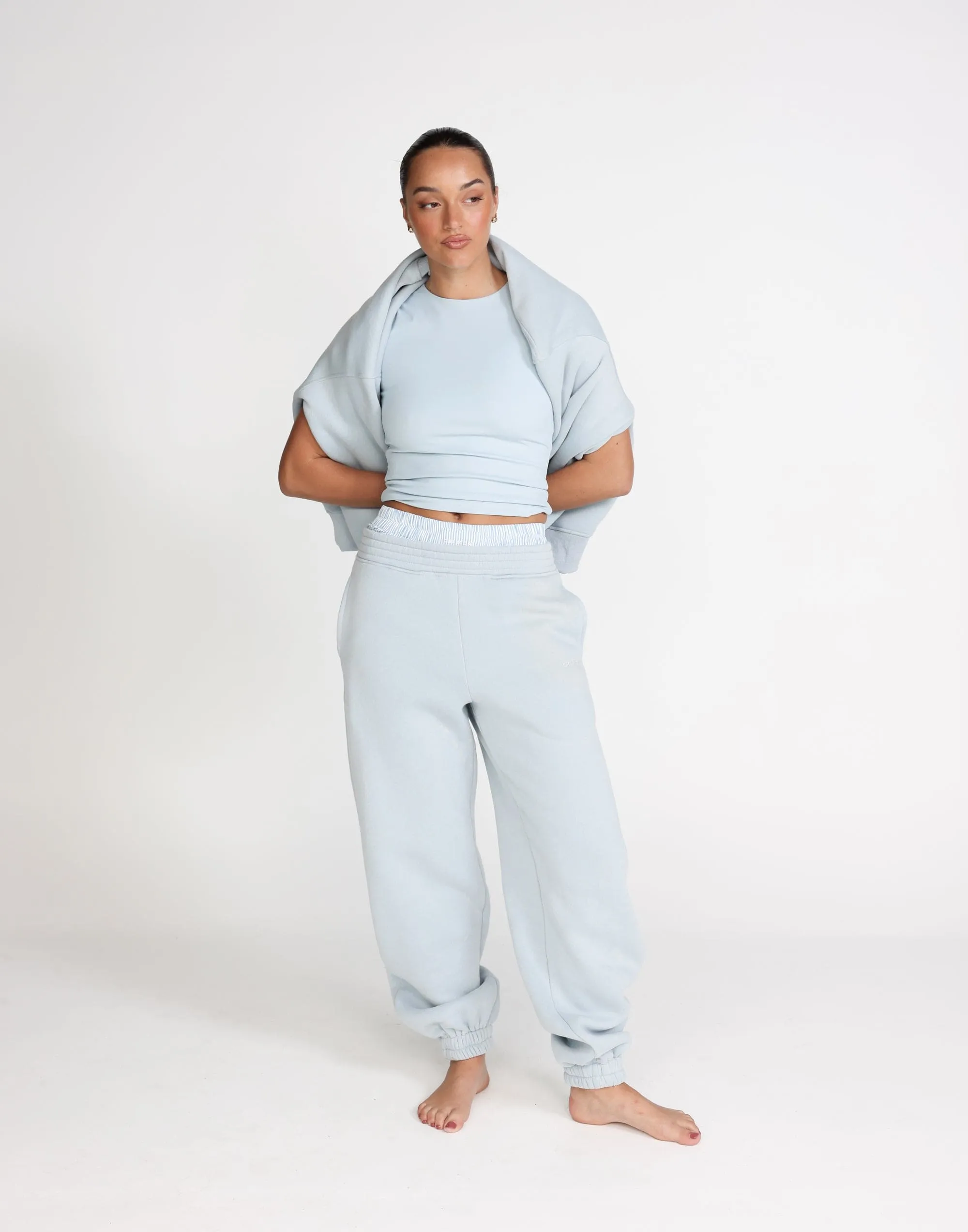 Jamie Tracksuit Pants (Baby Blue)