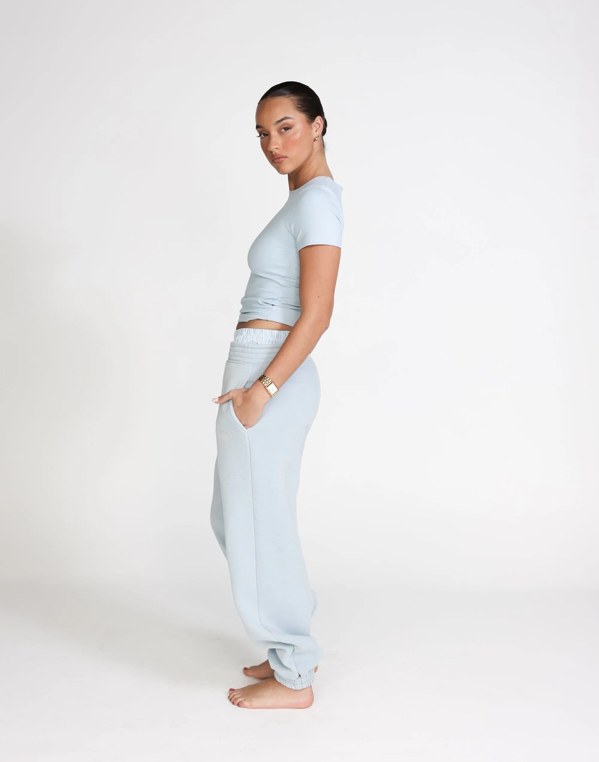 Jamie Tracksuit Pants (Baby Blue)