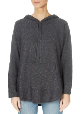 Jessimara Knitwear Harper Graphite Marl Pullover Hoodie