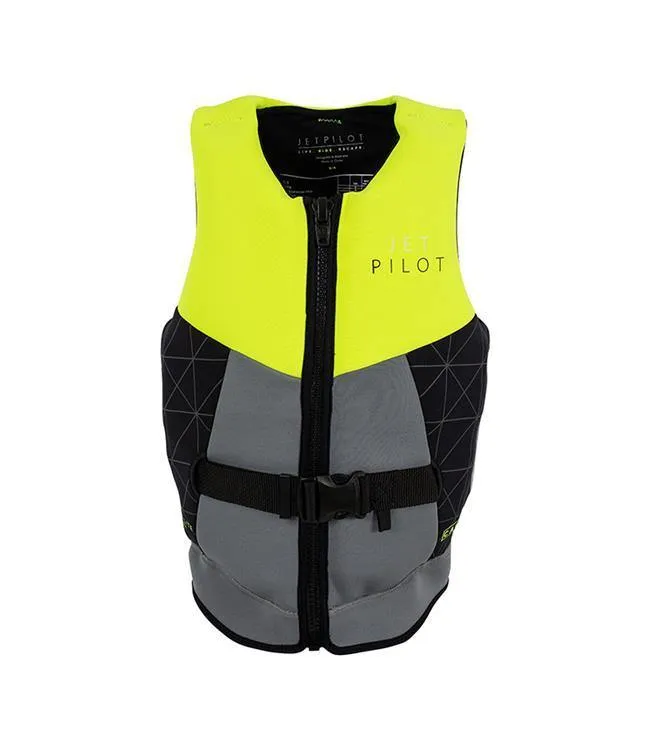 Jetpilot The Cause Womens L50 Life Vest (2022) - Yellow/Grey