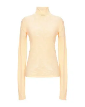 Jil Sander Navy Women Turtleneck Ochre S INT