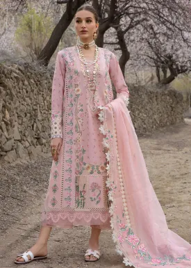 Luxury Lawn '24 by Crimson | Believe In Her - Blush Pink