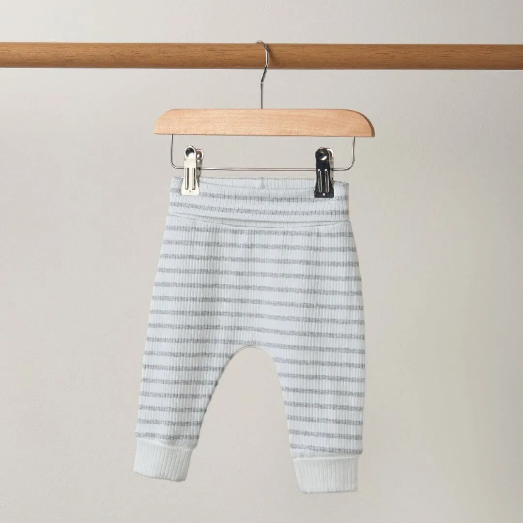 Mamas and Papas Organic Cotton Ribbed Leggings - Stripe