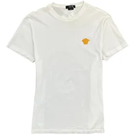 Men's Embroidered Medusa T-Shirt White Size L