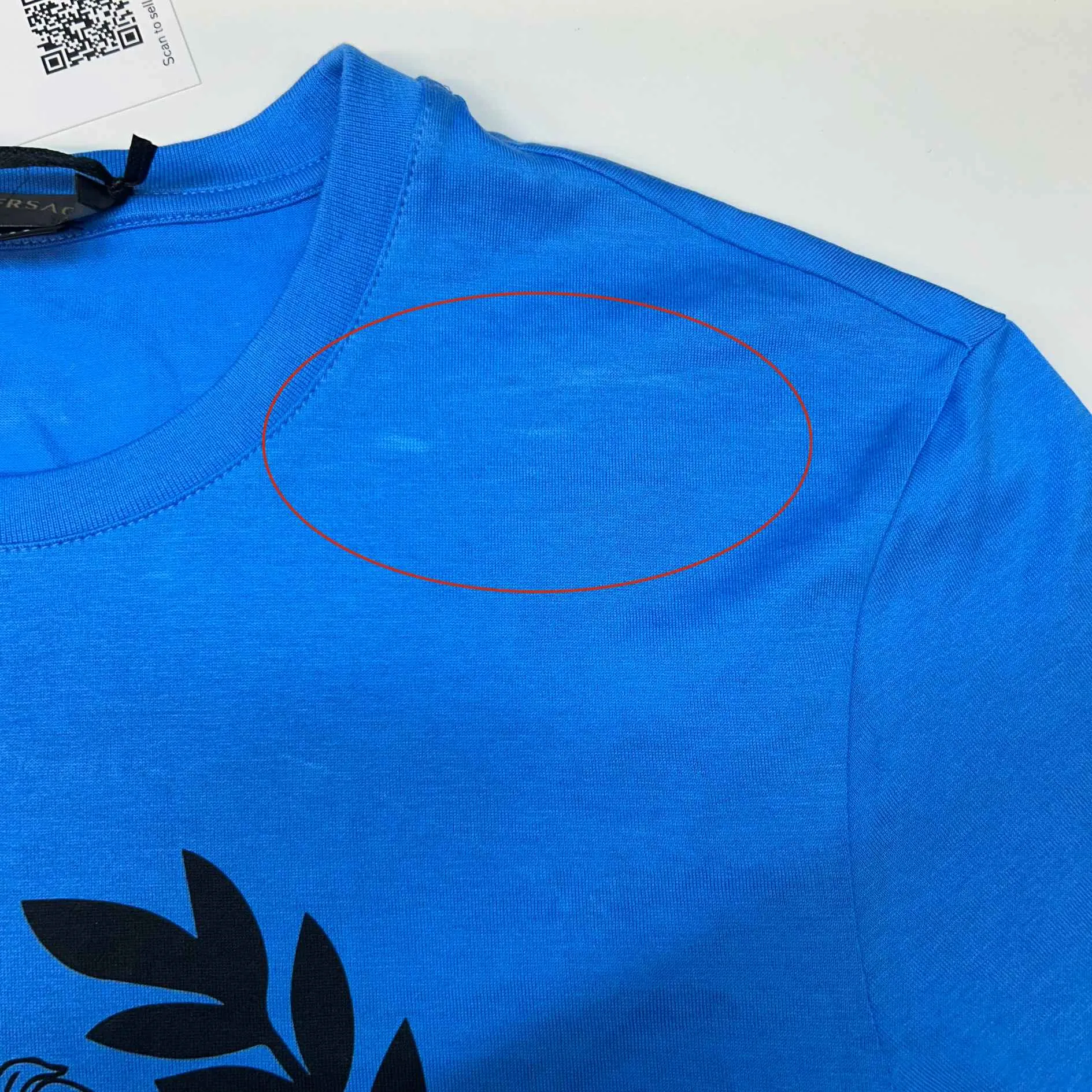 Men's Laurel Logo T-Shirt Blue Size XS