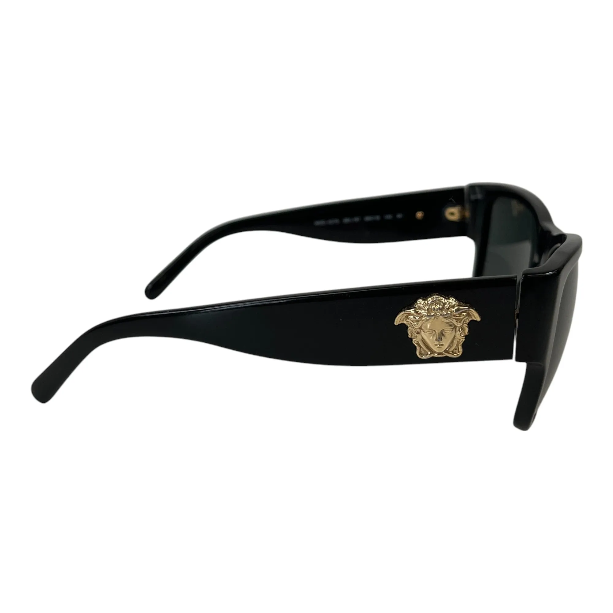 Men's Medusa Logo Sunglasses Black