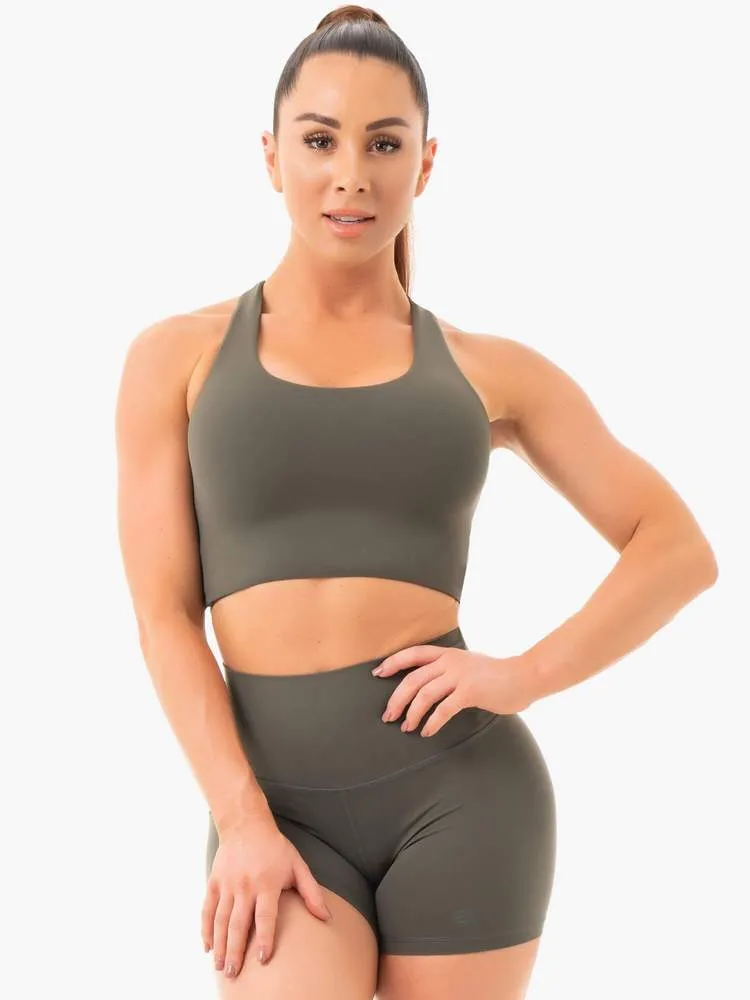 NKD SPORTS BRA - KHAKI