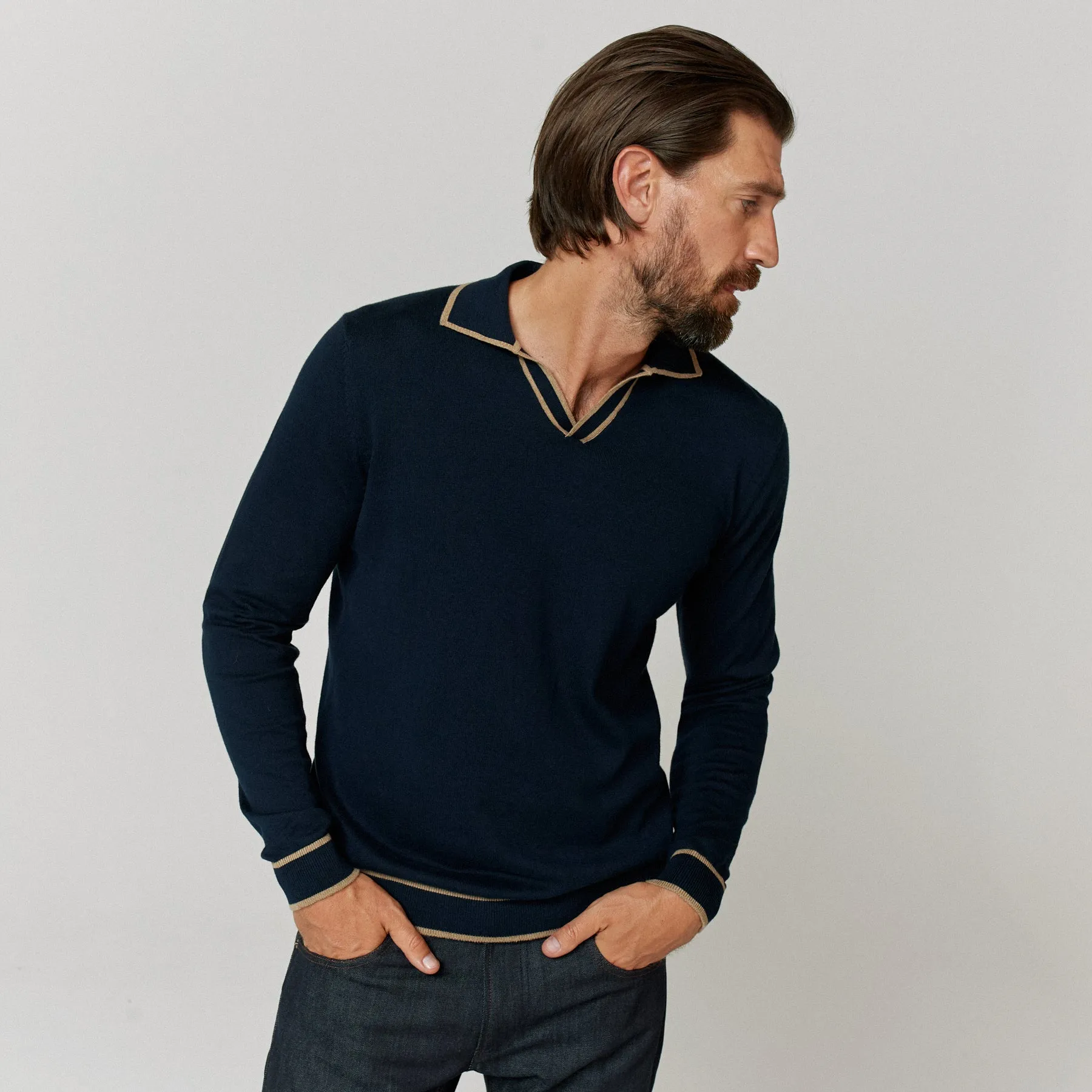 Oliver Sweeney Ludlow Knitwear in Navy