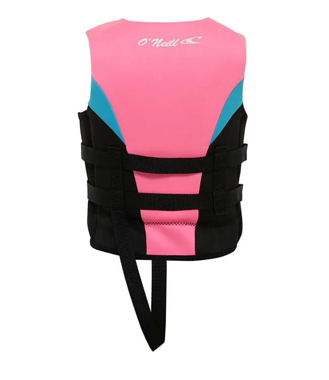 O'Neill Kids Reactor Life Vest (2024) - Pink