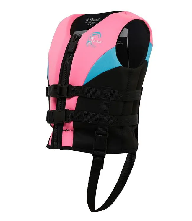 O'Neill Kids Reactor Life Vest (2024) - Pink