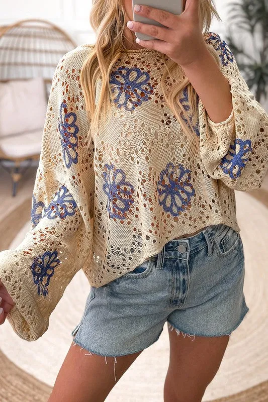 Pennie Floral Sweater