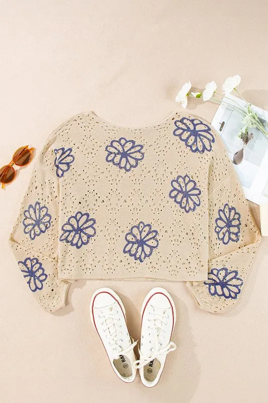 Pennie Floral Sweater