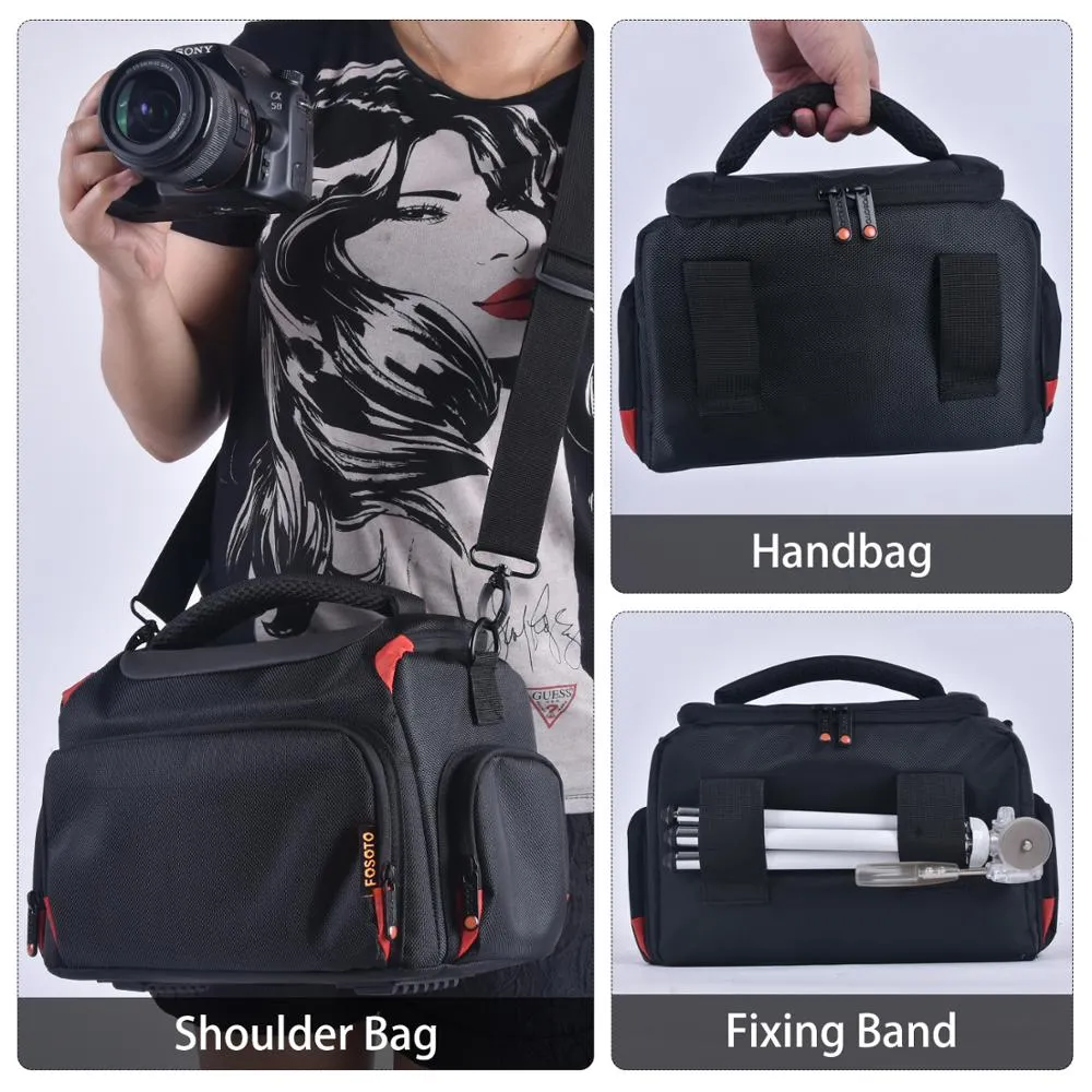 Professional DSLR Camera Bag Waterproof Digital Camera Shoulder Bag Video Camera Case For Sony Lens Canon Nikon Pouch