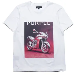 Purple Brand All Chrome Tee - White