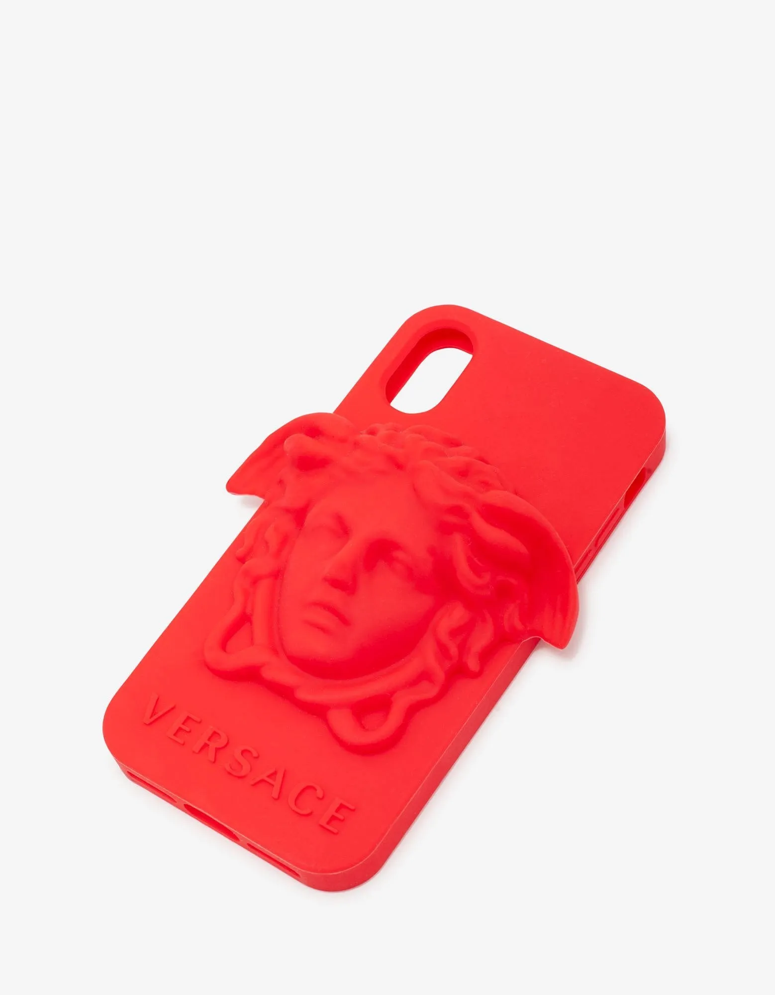 Red Medusa Silicone iPhone X Phone Case -