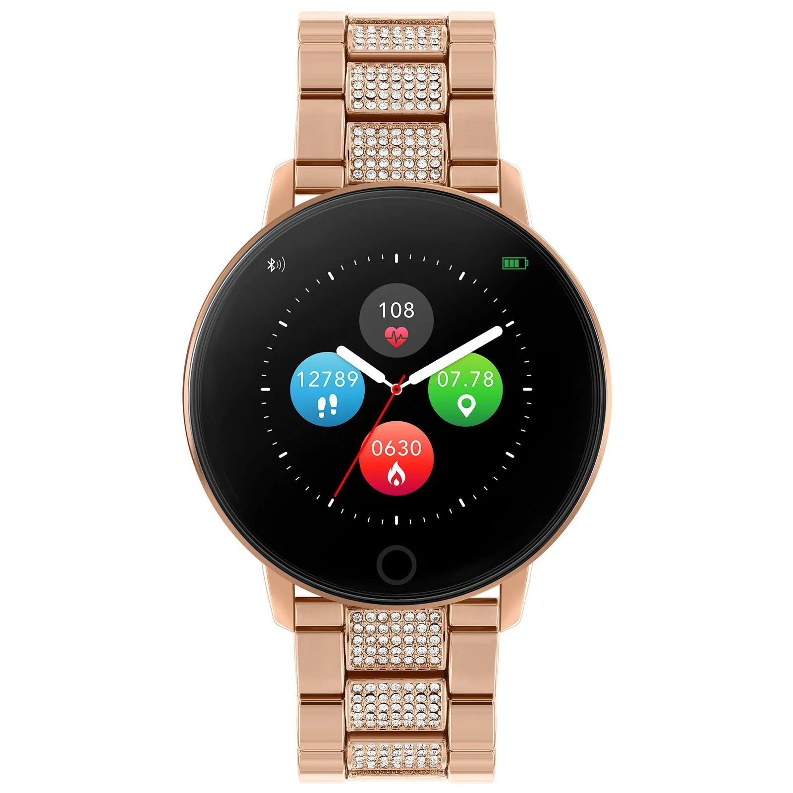 Reflex Active Rose Gold Link Series 04 Unisex Smart Watch - RA04-4014