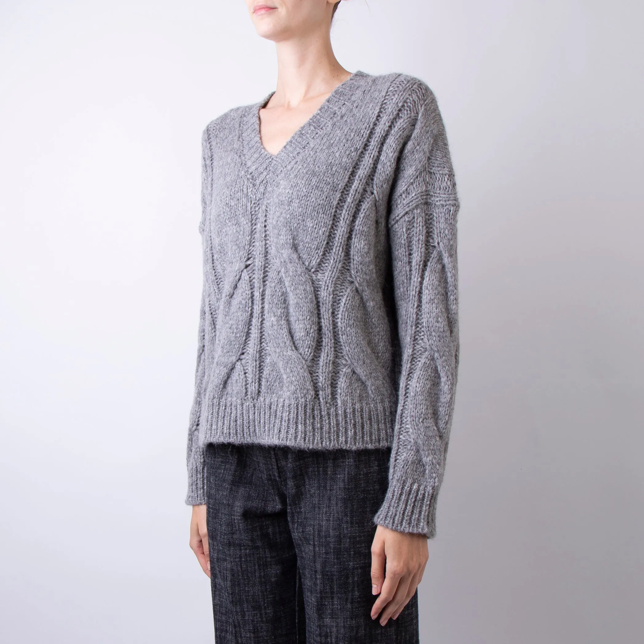 ROBERTO COLLINA SWEATER A47302 18 GREY