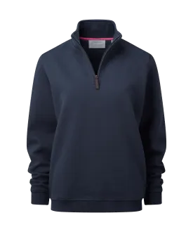 Sennen Cove Quarter Zip Sweatshirt - Navy