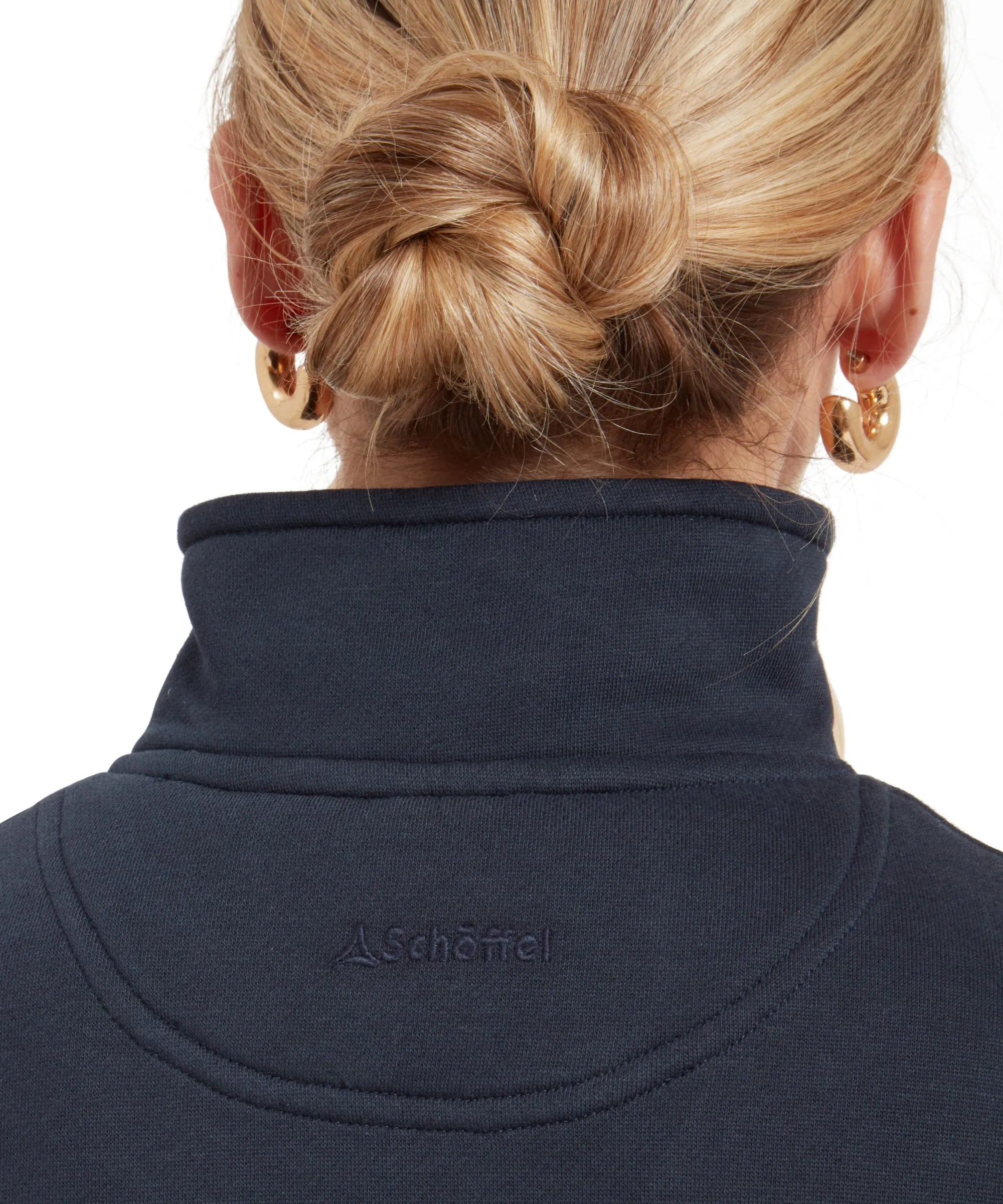 Sennen Cove Quarter Zip Sweatshirt - Navy