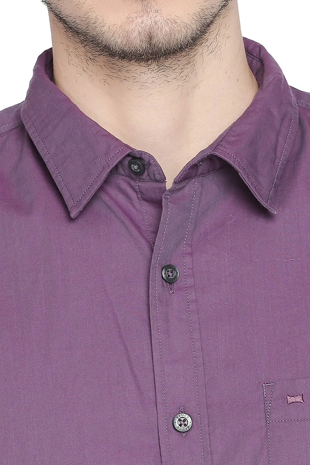 Slim Fit Two Tone Shirt