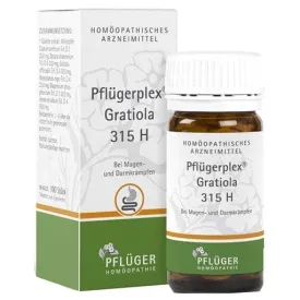 Stomach and intestinal cramps, PFLUEGERPLEX Gratiola 315 H tablets