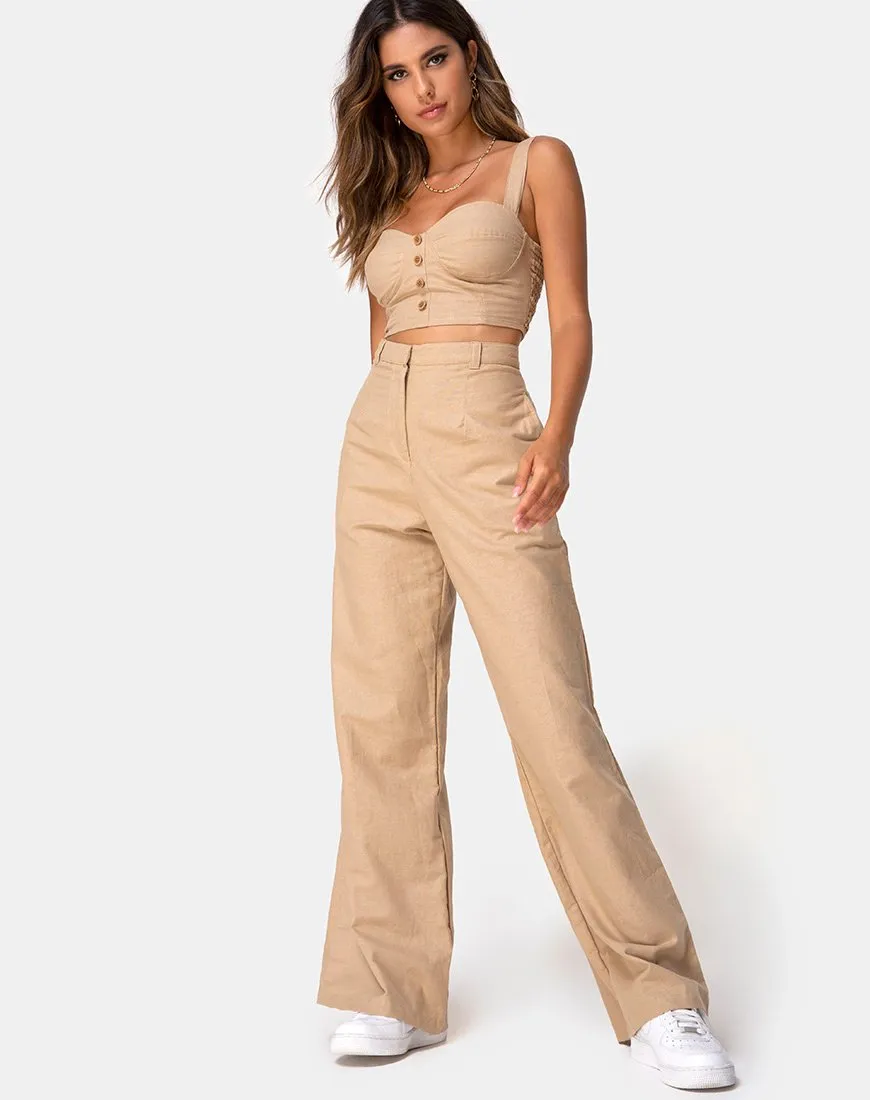 Tanira Trouser in Taupe