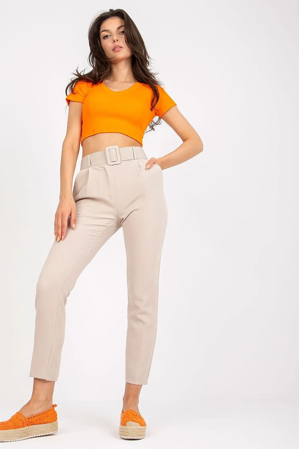 TEEK - Belted Pleat Trousers