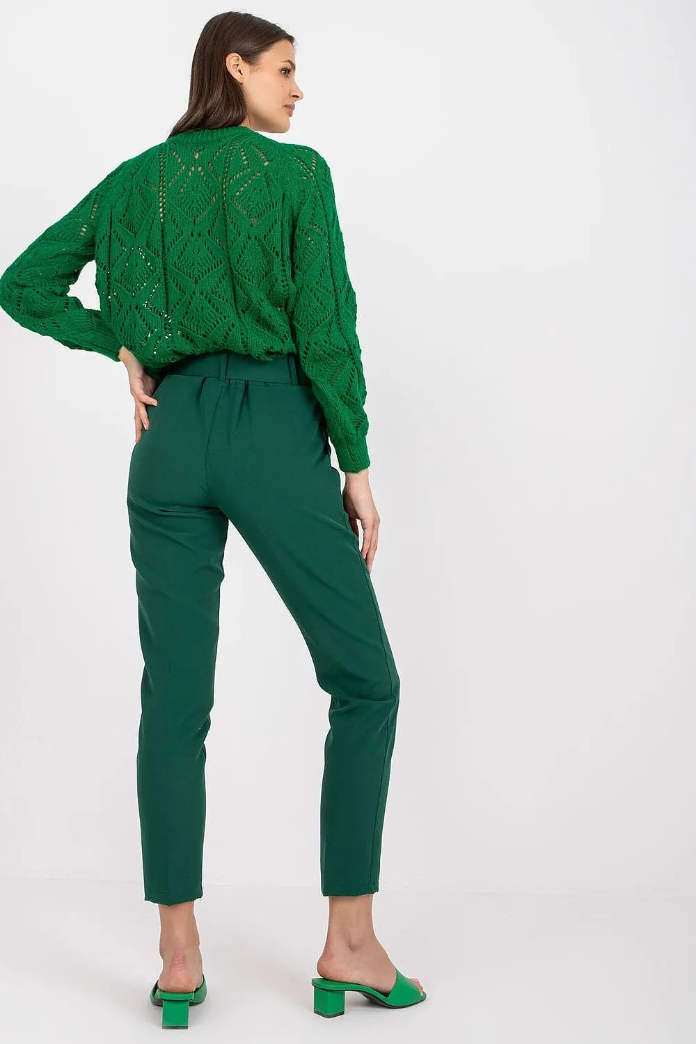 TEEK - Belted Pleat Trousers