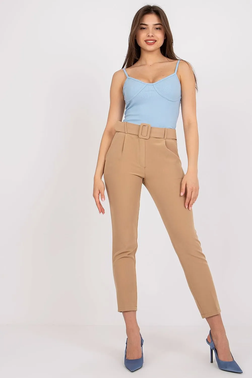 TEEK - Belted Pleat Trousers