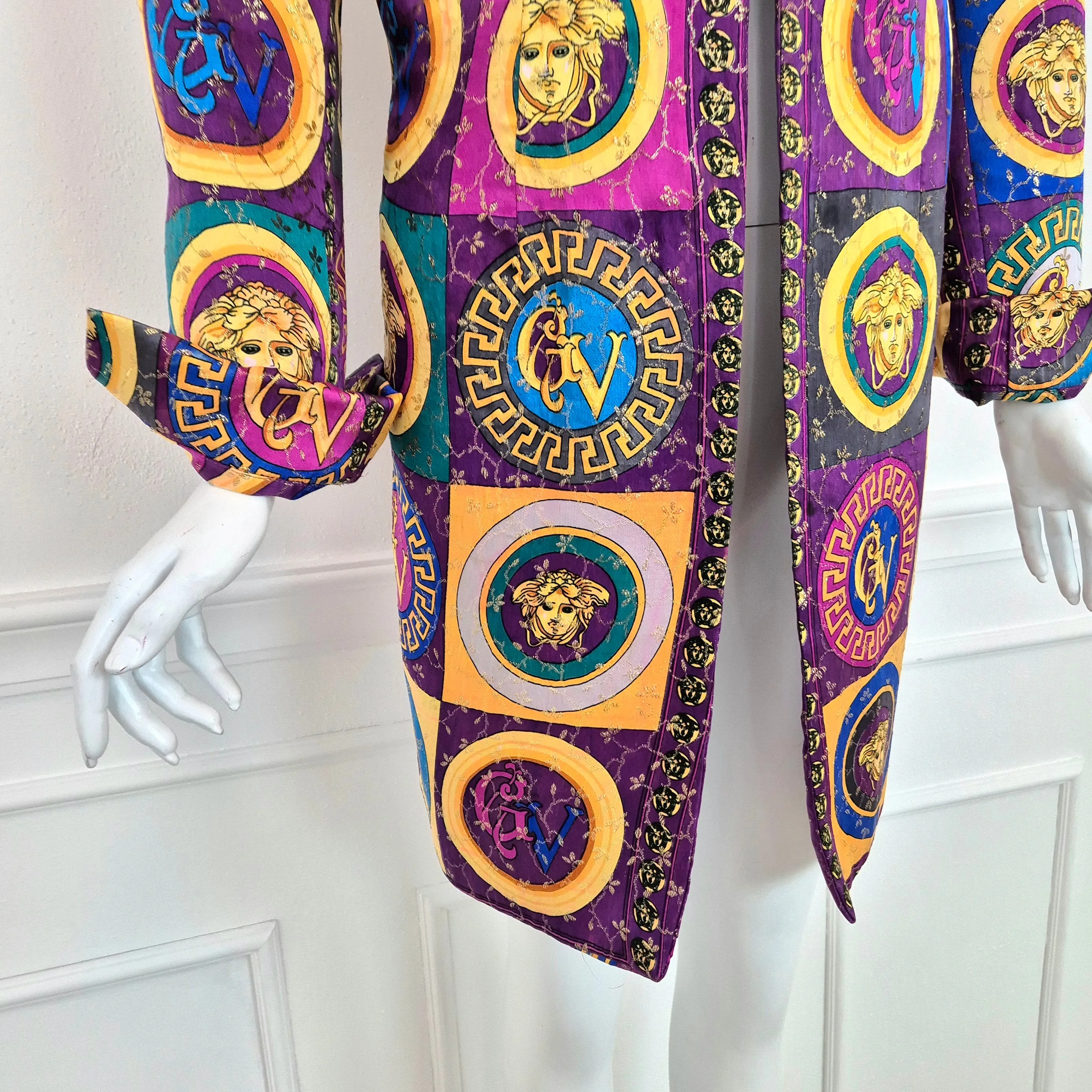 Versace Classic | Giacca lunga multicolor