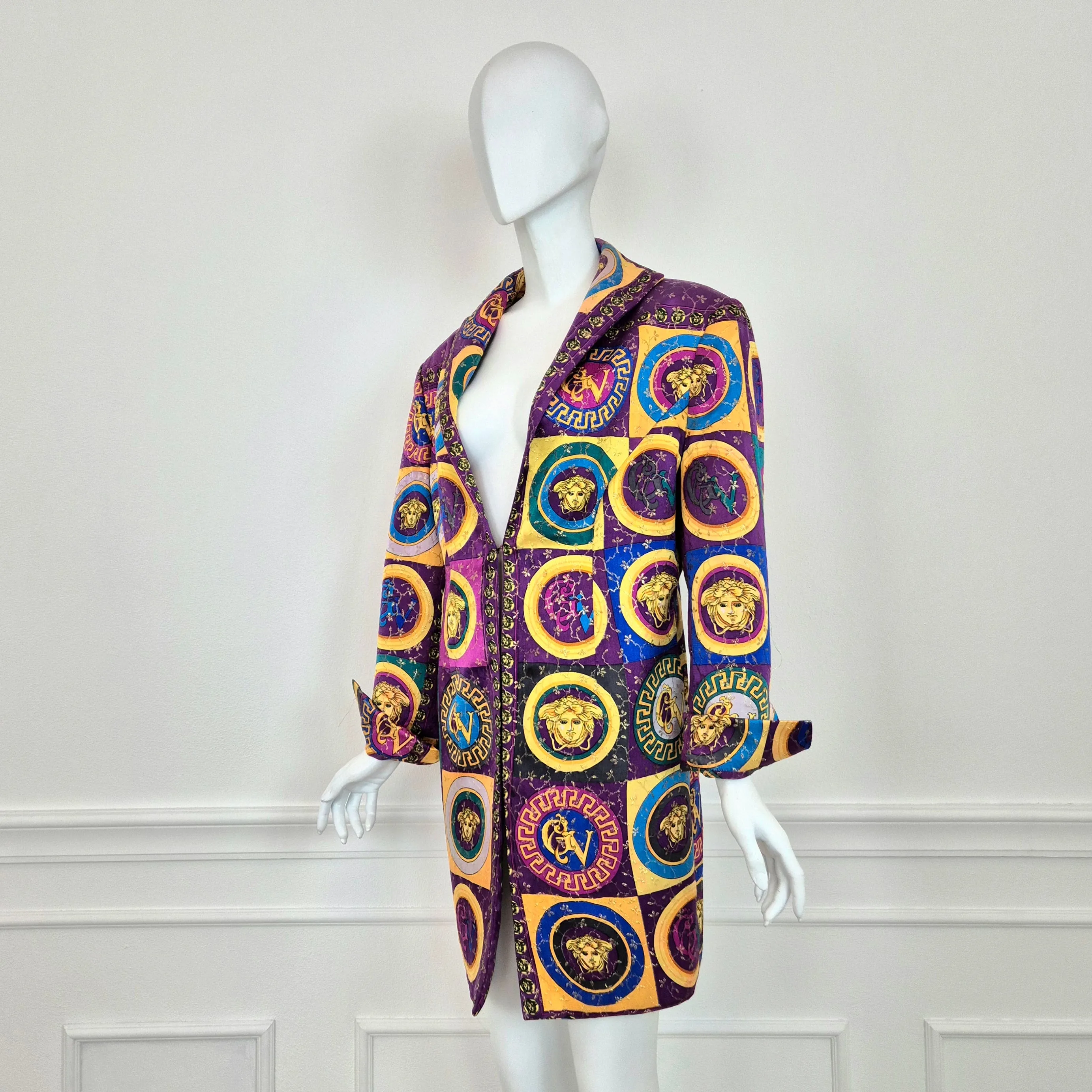 Versace Classic | Giacca lunga multicolor