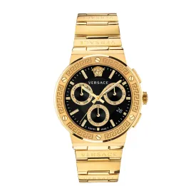 Versace Greca Logo Men's Gold Watch VEZ900421