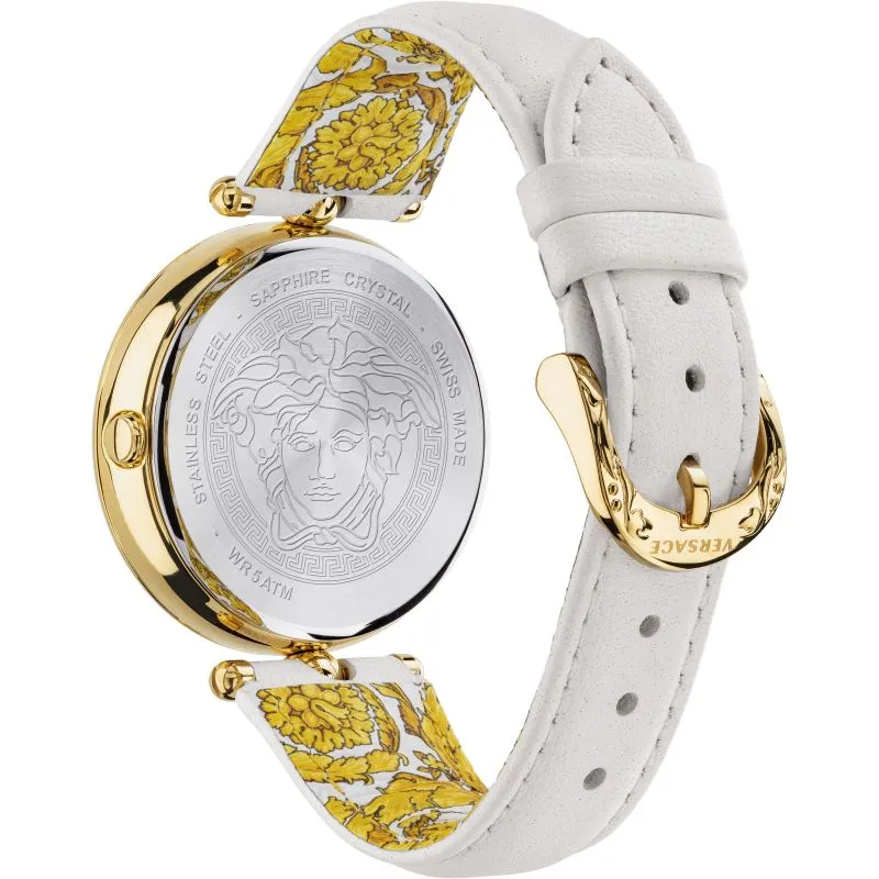 Versace Palazzo Empire Barocco Ladies White Watch VECO01320